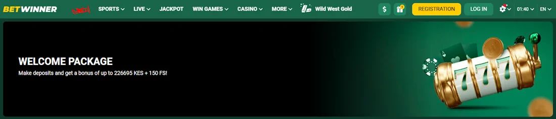 BetWinner Welcome bonus Screenshot